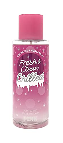 Victoria's Secret Pink Fresh and Clean Chilled Fragrance Mist 8.4 Fl Oz