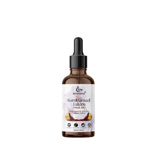 THRU Kumkumadi Tailam, With Pure Kashmiri Saffron For Skin Lightening, Healthy & Glowing Skin 30ML