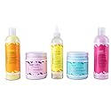 Aunt Jackie’s Kids Hair Care Bundle - 5 Full-Size Products for Easier Combing, Styling & Nourishing Hair - Made with Natural Herbal & Botanical