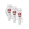 Ruby Kisses Hydrating Lip Oil Treatment Gloss with Peptides & Shea Butter (3 Pack), Moisturizing Natural Shine Lip Care Protects & Heals with