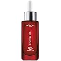 L'Oreal Paris Revitalift 10% Pure Glycolic Acid Face Serum, Visibly Evens Tone & Reduce Wrinkles, Fragrance Free 1.0 fl oz (30ml)