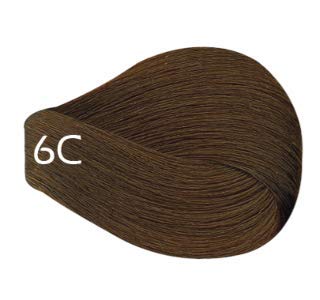Vivitone Permanent Cream Color (6C Dark Copper Blonde) 3oz. - 100% Grey Coverage, Long Lasting Shine, Made in Italy.