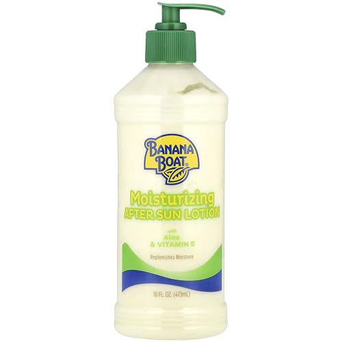 Banana Boat Aloe After Sun Lotion Pump 16 Ounce (473ml) (6 Pack)