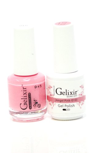 Gelixir matching color & nail laquer Angel Pink -010 Beauty & Personal Care Gelixir
