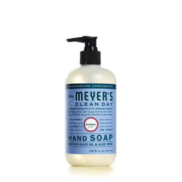 Mrs. MEYER'S CLEAN DAY Bluebell Hand Soap 12.5 Fl Oz (Pack of 3)