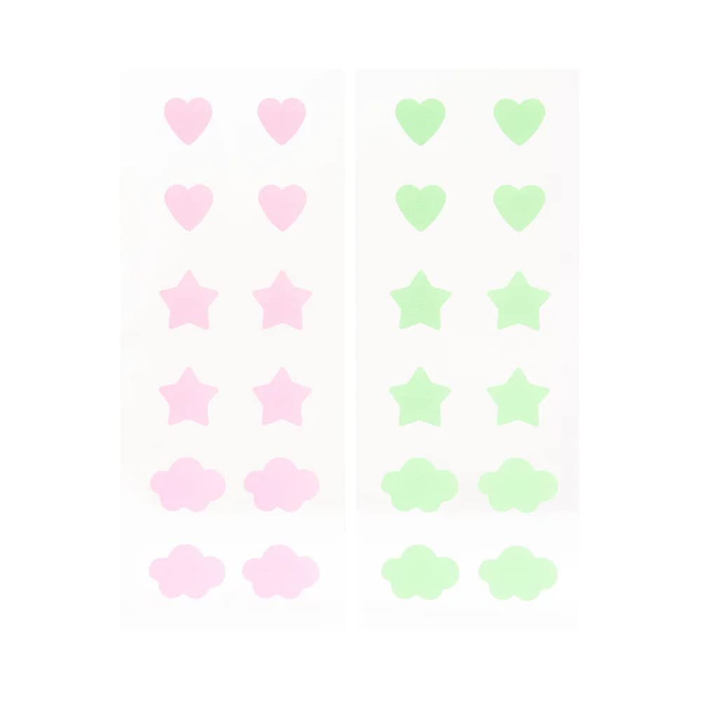 The Crème Shop Cotton Candy Skin - Hydrocolloid Acne Patches, Acne Healing Dots, Acne Stickers, Acne Treatment Patches | Ultra Aloe Boost - 3 sizes
