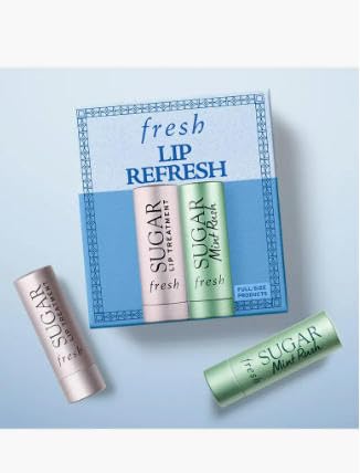Fresh Lip Refresh Duo Set (Rose and Mint Full Size) worth $52 value