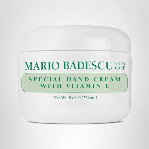 Mario Badescu Special Hand Cream with Vitamin E for Men and Women, Non-Greasy, Light and Fast-Absorbing Hand Cream for Dry Cracked Hands, Ideal