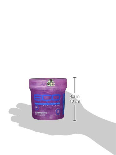 Ecoco Eco Style Hair Gel - Curl And Wave - Anti-Itch, Alcohol-Free Formula - Perfect Hold For Angled Or Tapered Sides - Ideal For Wavy Hair - No