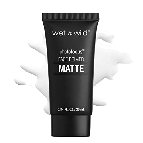 wet n wild Face Primer Photo Focus Matte Face Primer Clear, Perfect Prep & Matte Finish, Extends Makeup Wear, Weightless Hydration with Aloe Vera