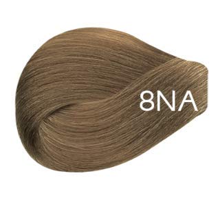 Vivitone Permanent Cream Color (8NA Light Natural Ash Blonde) 3oz. - 100% Grey Coverage, Long Lasting Shine, Made in Italy.