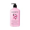 Hempz Cherry Body Lotion, Ultra Hydrating Daily Moisturizer for Dry Skin and Hands, Dark Red Cherries, 17 oz.