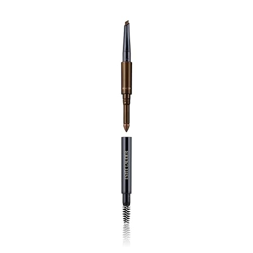Estée Lauder The Brow Multi-Tasker 3-in-1 Tool | Eyebrow Pencil, Powder and Brush, 06 Chestnut