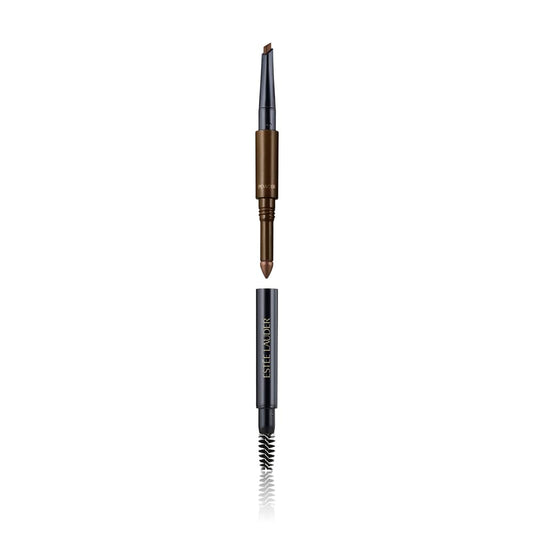Estée Lauder The Brow Multi-Tasker 3-in-1 Tool | Eyebrow Pencil, Powder and Brush, 06 Chestnut