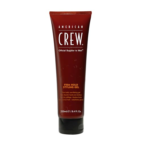 American Crew Men's Hair Styling Gel, Firm Hold, Non-Flaking, Gift for Him, 8.4 fl oz