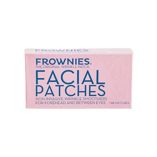Frownies Forehead and Between the Eyes Wrinkle Patches - Hypoallergenic Facial Patches to Smooth & Soften Forehead Wrinkles & Eleven Lines - Beauty and Personal Care Frownies Default Title