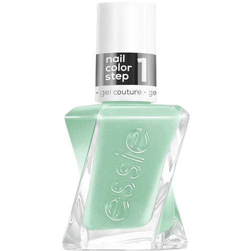 essie gel couture, Long-Lasting Nail Polish, Vegan, Be Dazzled, Green, Bling It, 0.46 fl oz Beauty & Personal Care essie