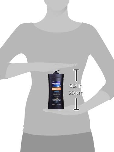 Vaseline Mens 24-Hour Moisture Lotion Cooling 20.3oz (6 Pack)