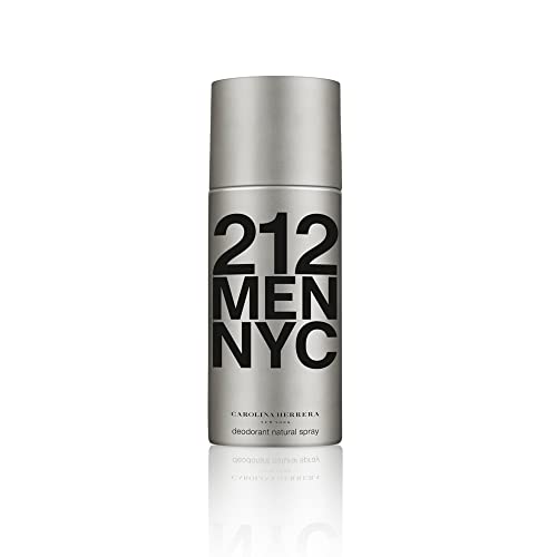 Carolina Herrera 212 Nyc Men Fragrance For Men - Quick-Drying Spray - 24-Hour Protection Against Body Odor - Fresh, Masculine Scent - Green Freshness