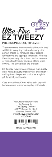 The Gypsy Quilter EZ Tweezy, Purple