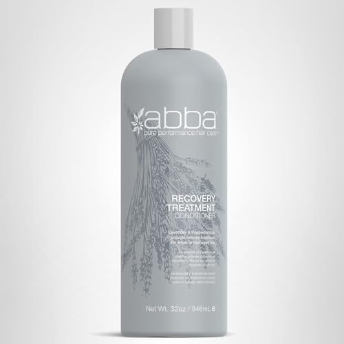 ABBA Recovery Treatment Conditioner, Lavender & Peppermint Oil, 32 Fl Oz (Pack of 1)
