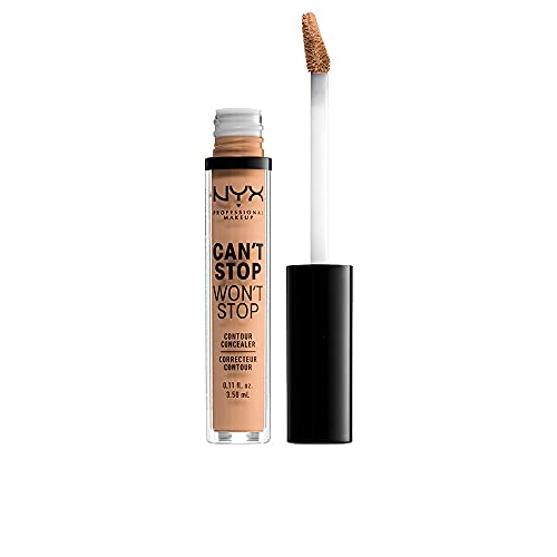NYX PROFESSIONAL MAKEUP Can't Stop Won't Stop Contour Concealer, 24h Full Coverage Matte Finish - Medium Olive