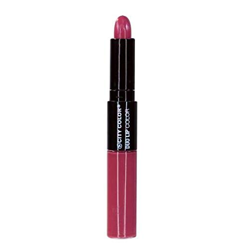 Color City, Duo Lip Color 2-in-1, Lipstick & Lip Gloss (mauve)