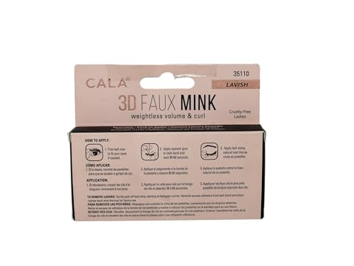 3D FAUX MINK LASHES: LAVISH