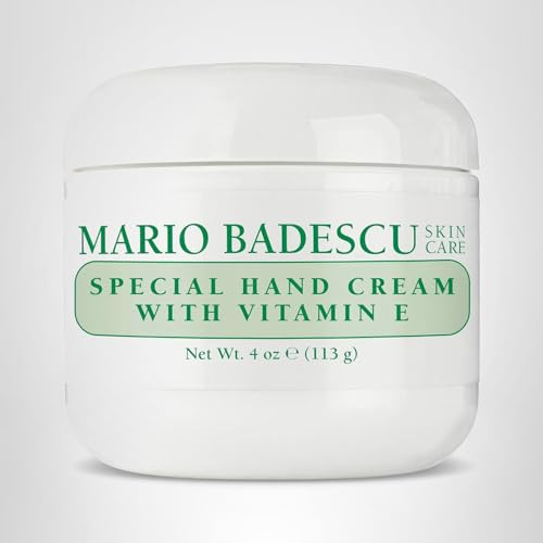 Mario Badescu Special Hand Cream with Vitamin E for Men and Women, Non-Greasy, Light and Fast-Absorbing Hand Cream for Dry Cracked Hands, Ideal