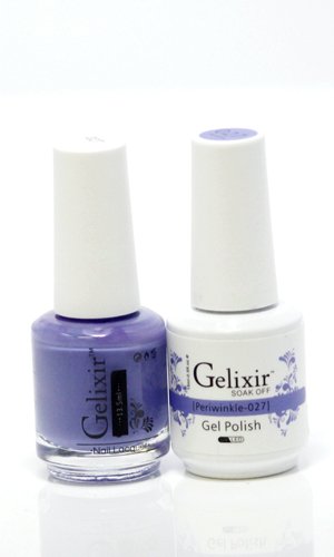 Gelixir matching color & nail lacquer Periwinkle -027 Beauty & Personal Care Gelixir