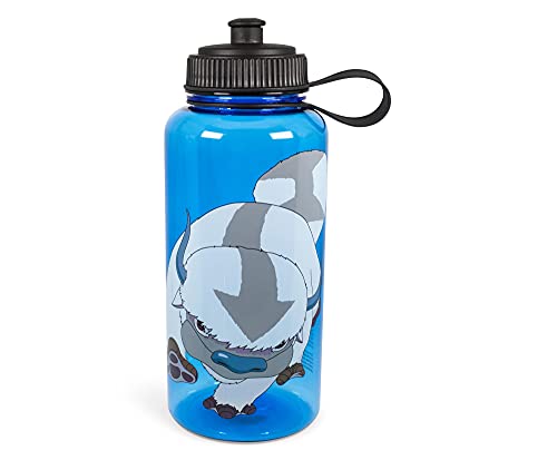 Avatar: The Last Airbender Appa Paw Up 33-Ounce Sports Water Bottle | BPA-Free Plastic Water Jug With Spout Lid | Hydration For Outdoor Activities