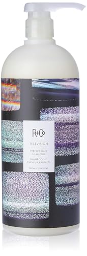 R+Co Television Perfect Hair Shampoo | Body + Shine + Smoothing for All Hair Types | Vegan + Cruelty-Free | 33.8 Oz
