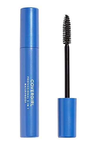 COVERGIRL, Professional 3-in-1 Waterproof Mascara, Very Black 225, (Packaging May Vary) Long Lasting Waterproof Mascara, 1 Count
