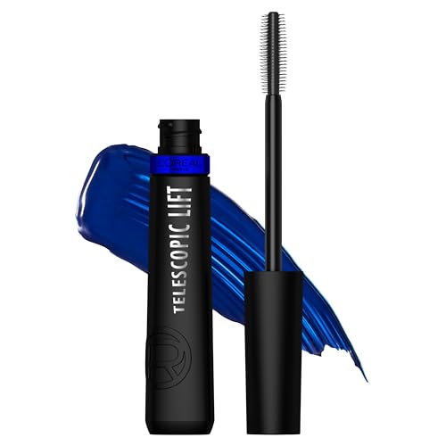 L'Oreal Paris Telescopic Lift Mascara, Lengthening and Volumizing Eye Makeup, Lash Lift with Up to 36HR Wear, Washable, Stellar Blue, 0.33 Fl Oz Beauty and Personal Care L'Oreal Paris Default Title
