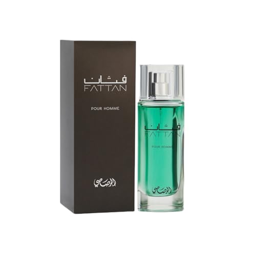 RASASI Fattan Pour Homme Eau De Parfum Men Spray, 1.7 Oz - Arabian Perfume For Men With Long Lasting Perfume Notes, Ideal Choice For Men Perfumes