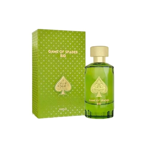 Jo Milano Game of Spades Bid Parfum Spray | 3.4 oz (100ml) | Warm Spicy, Oud, Leather, Sandalwood Scent | Long Lasting Fragrance for Men and Women
