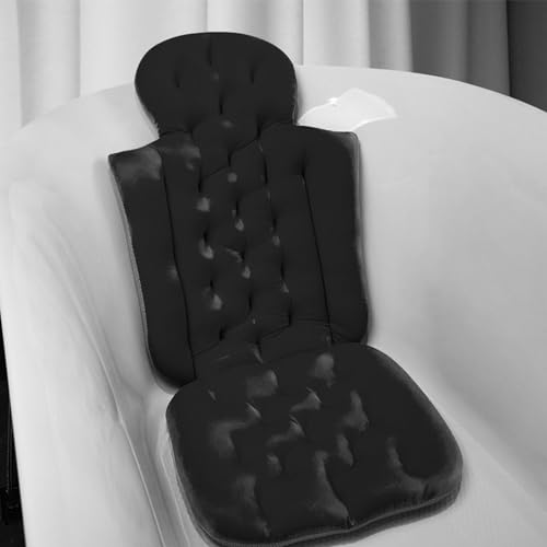 Luocute Full Body Bath Pillow, Spa Bath Pillow Ergonomic Design Non Slip Base Large Size 33.7 x 15in Premium Mesh Fabric with Removable Design Bathtub Beauty and Personal Care Luocute