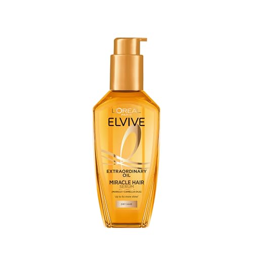 L'Oréal Paris Elvive Extraordinary Oil Miracle Hair Serum, Intense Nourishment, Up to 6x more Shine, up to 230° heat protection, suitable for all hair Beauty and Personal Care L'Oreal Paris Default Title