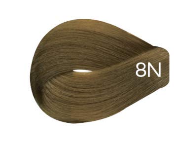 Vivitone Permanent Cream Color (8N Light Blonde) 3oz. - 100% Grey Coverage, Long Lasting Shine, Made in Italy.