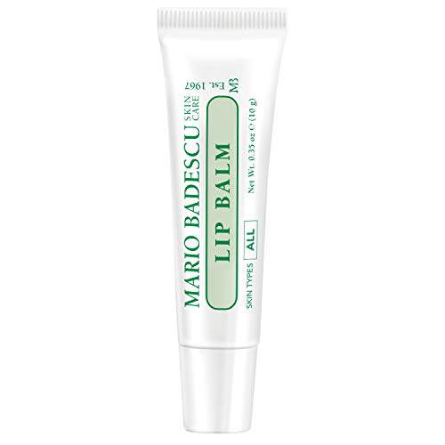 Mario Badescu Moisturizing Original Lip Balm for Dry Cracked Lips, Infused with Coconut Oil and Shea Butter, Ultra-Nourishing Lip Care Moisturizer