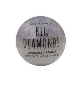 Big Diamonds Charcoal & Vanilla Bath Bomb