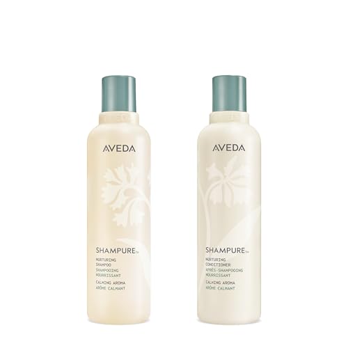 Aveda Shampure Nurturing Shampoo & Conditioner Duo | Daily Shampoo & Conditioner for Normal, Fine to Medium Hair | 96%+ Naturally Derived* | Calming