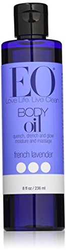 EO Botanical Body Oil, French Lavender, Massage + Moisturize, 8 Ounce