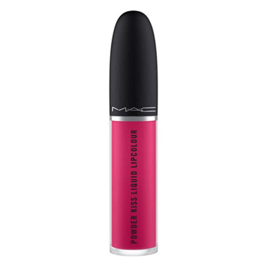 MAC Powder Kiss Liquid Lipcolour - Make It Fashun (fuchsia) 0.17 fl oz / 5 ml