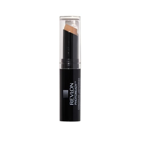 Revlon Concealer Stick, PhotoReady Face Makeup for All Skin Types, Longwear Medium- Full Coverage with Creamy Finish, Lightweight Formula, 005 Medium