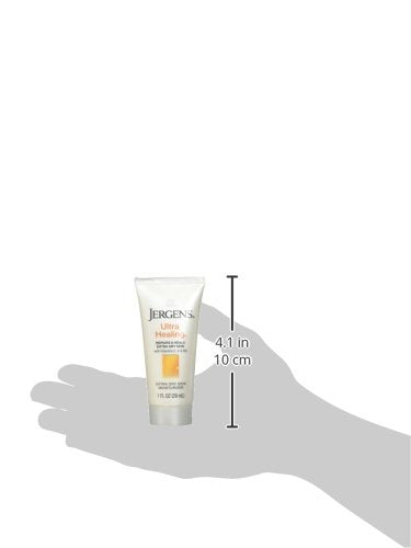 Jergens Ultra Healing Lotion, Hand and Body, Dry Skin Travel Size Moisturizer, for Absorption into Extra Dry Skin, Use After Washing Hands, 1 Ounce