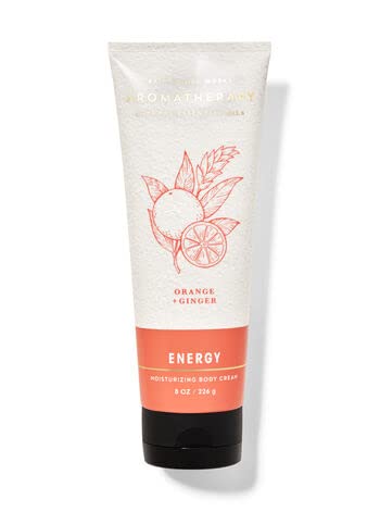 Bath and Body Works Aromatherapy Energy Body Cream - Orange Ginger, 8 Ounce