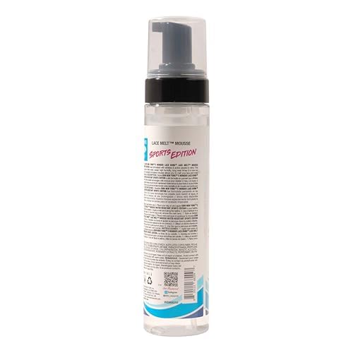EBIN NEW YORK Wonder Lace Bond Melt Mousse 6.08 Fl Oz Sports Edition For Lace Wig Application & Styling - Strong Hold Mousse - Rosemary Mint for Oil