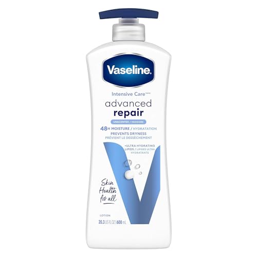 Vaseline Intensive Care Advanced Repair Unscented Healing Moisture Lotion, 20.3 oz (Pack of 6)