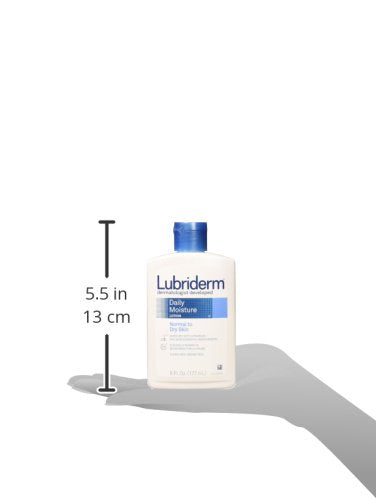 Lubriderm Daily Moisture Lotion for Normal to Dry Skin, 6 fl oz (177 ml)